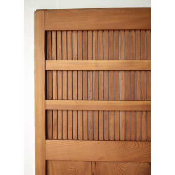 総欅 格子蔵戸　W127Y 