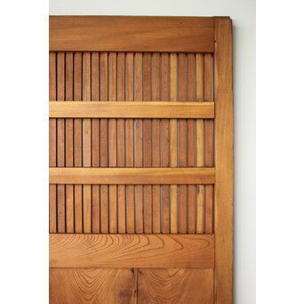 総欅 格子蔵戸　W127Y 