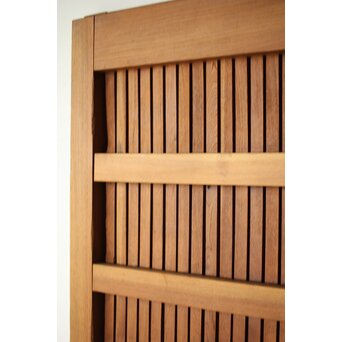 総欅 格子蔵戸　W127Y 