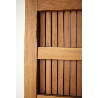 総欅 格子蔵戸　W127Y 