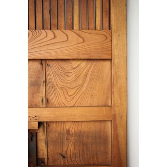 総欅 格子蔵戸　W127Y 