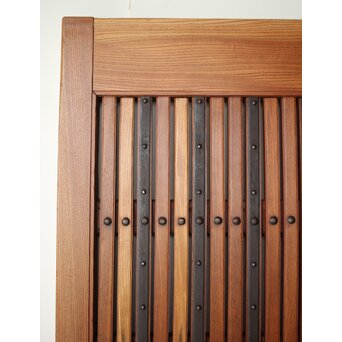 総欅 格子蔵戸　W127Y 