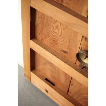 総欅 格子蔵戸　W127Y 