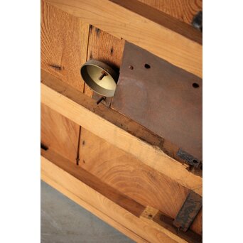 総欅 格子蔵戸　W127Y 