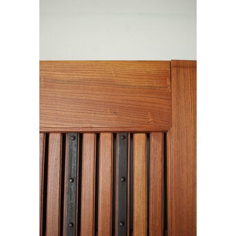 総欅 格子蔵戸　W127Y 