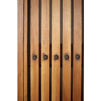 総欅巾着格子蔵戸　W128Y 