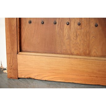 総欅巾着格子蔵戸　W128Y 