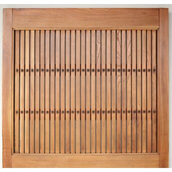 総欅巾着格子蔵戸　W128Y 