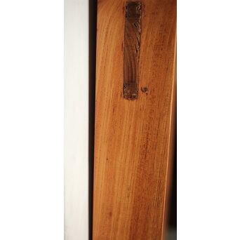 総欅巾着格子蔵戸　W128Y 