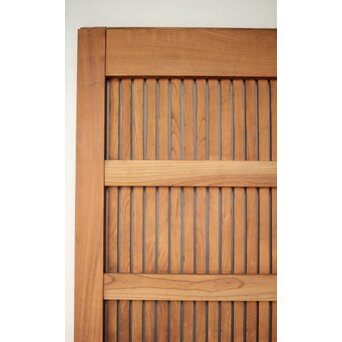 総欅巾着格子蔵戸　W128Y 