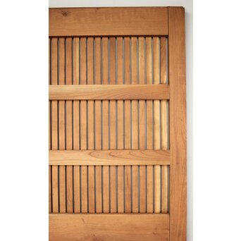 総欅巾着格子蔵戸　W128Y 