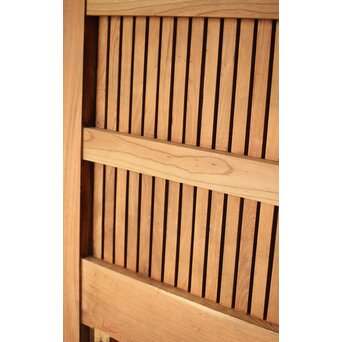 総欅巾着格子蔵戸　W128Y 