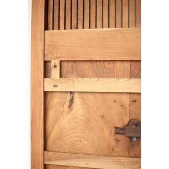 総欅巾着格子蔵戸　W128Y 