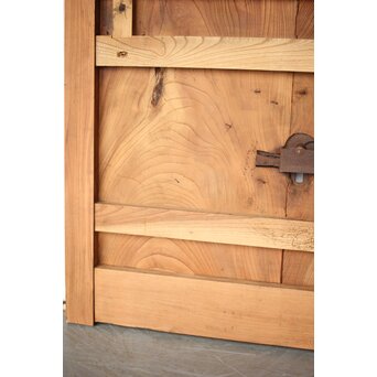 総欅巾着格子蔵戸　W128Y 