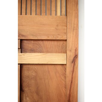 総欅巾着格子蔵戸　W128Y 