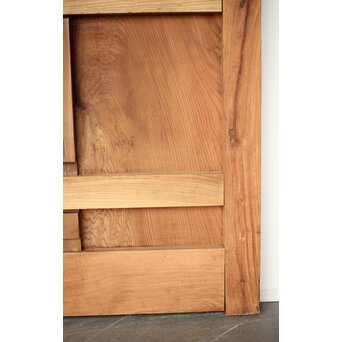 総欅巾着格子蔵戸　W128Y 