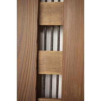 鉄格子 升目蔵戸　W129 