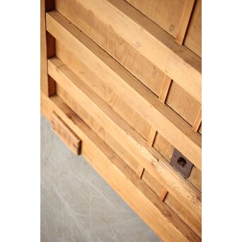 鉄格子 升目蔵戸　W129 