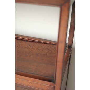 虎斑杢 飾棚 博古架　X426 