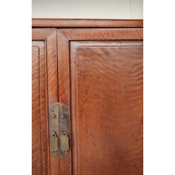 虎斑杢 飾棚 博古架　X426 