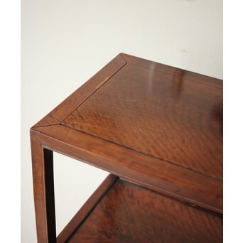 虎斑杢 飾棚 博古架　X426 