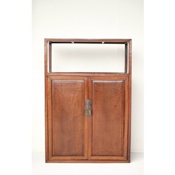 虎斑杢 飾棚 博古架　X426