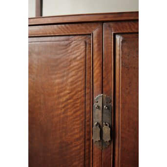 虎斑杢 飾棚 博古架　X426 