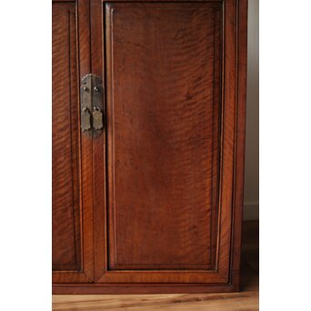 虎斑杢 飾棚 博古架　X426 