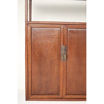 虎斑杢 飾棚 博古架　X426 