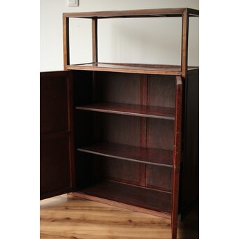 虎斑杢 飾棚 博古架　X426 