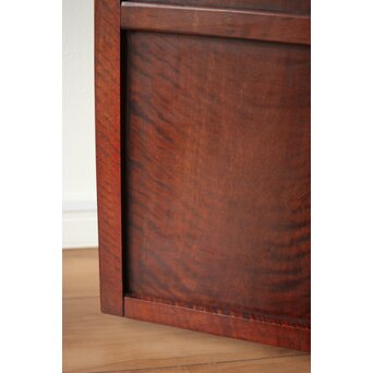 虎斑杢 飾棚 博古架　X426 