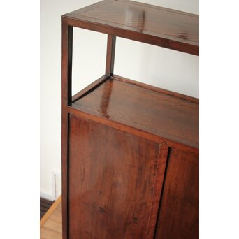 虎斑杢 飾棚 博古架　X426 