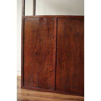 虎斑杢 飾棚 博古架　X426 