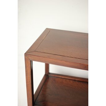 虎斑杢 飾棚 博古架　X426 