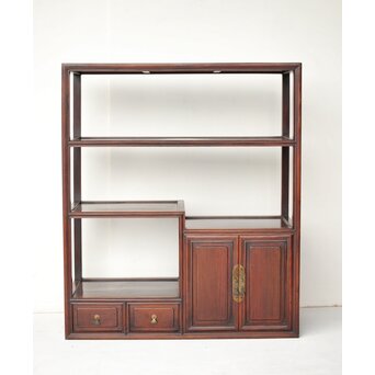 明清家具紅木紫檀意 唐木 博古架 違棚/飾棚　X427
