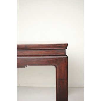 紫檀意 唐木 盆栽卓 文机　X428 