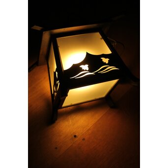 波千鳥 銅灯籠照明　A082 