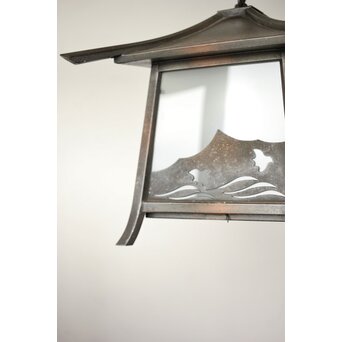 波千鳥 銅灯籠照明　A082 