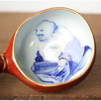 清水六兵衛 布袋和尚 湯冷/片口　P437 