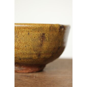 沖縄の鬼才 國吉清尚/国吉 茶碗 共箱　P437 