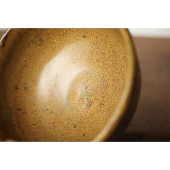 沖縄の鬼才 國吉清尚/国吉 茶碗 共箱　P437 