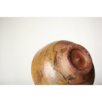 沖縄の鬼才 國吉清尚/国吉 茶碗 共箱　P437 