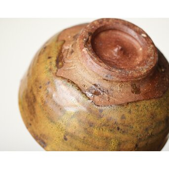 沖縄の鬼才 國吉清尚/国吉 茶碗 共箱　P437 