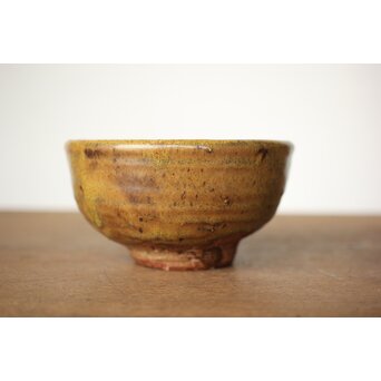 沖縄の鬼才 國吉清尚/国吉 茶碗 共箱　P437 