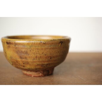 沖縄の鬼才 國吉清尚/国吉 茶碗 共箱　P437 