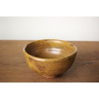 沖縄の鬼才 國吉清尚/国吉 茶碗 共箱　P437 