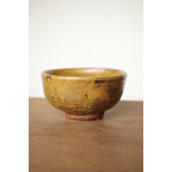 沖縄の鬼才 國吉清尚/国吉 茶碗 共箱　P437 