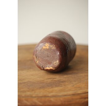 沖縄の鬼才 國吉清尚/国吉 焼締 湯呑 酒杯 共箱　P438 