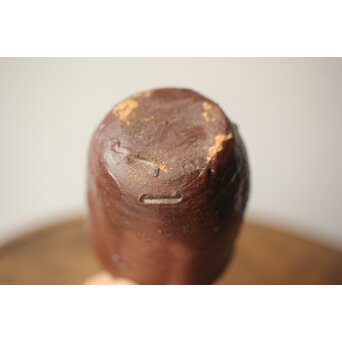 沖縄の鬼才 國吉清尚/国吉 焼締 湯呑 酒杯 共箱　P438 