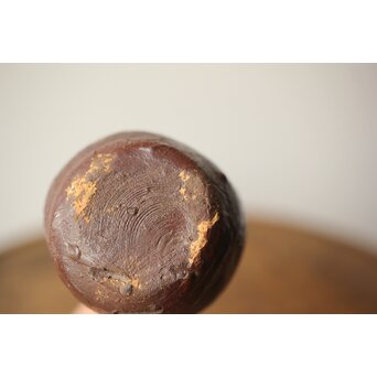 沖縄の鬼才 國吉清尚/国吉 焼締 湯呑 酒杯 共箱　P438 